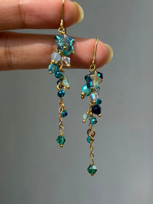 Ocean Earrings πβοΈβ¨