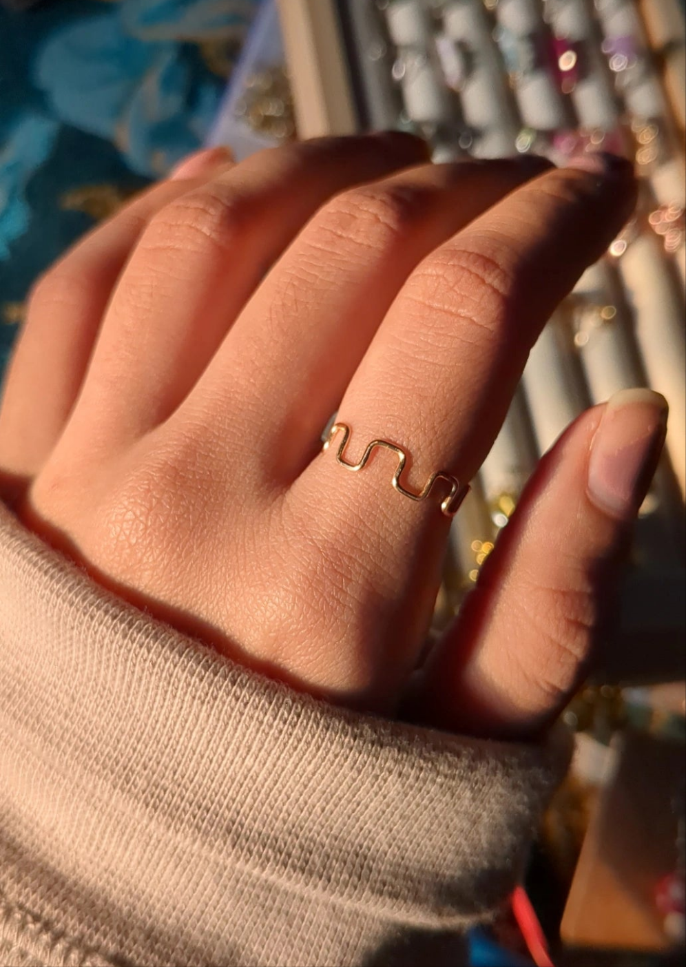Square Wave Ring ✨