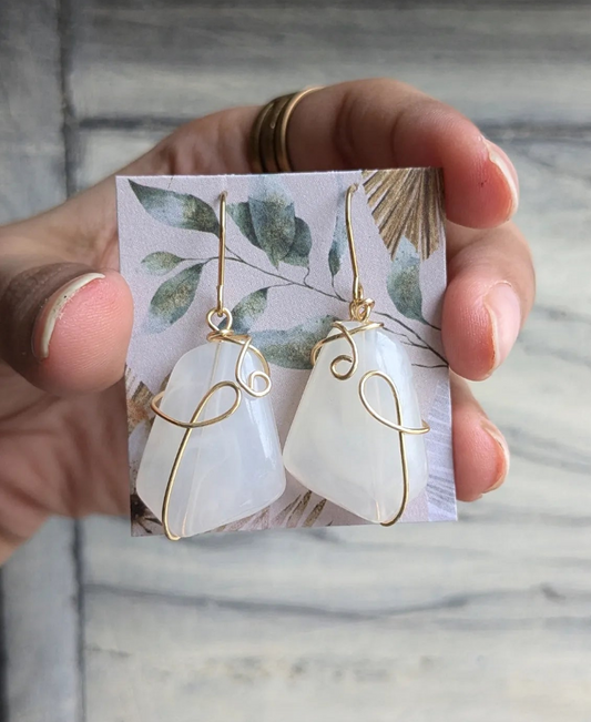 Gemstone Earrings β¨
