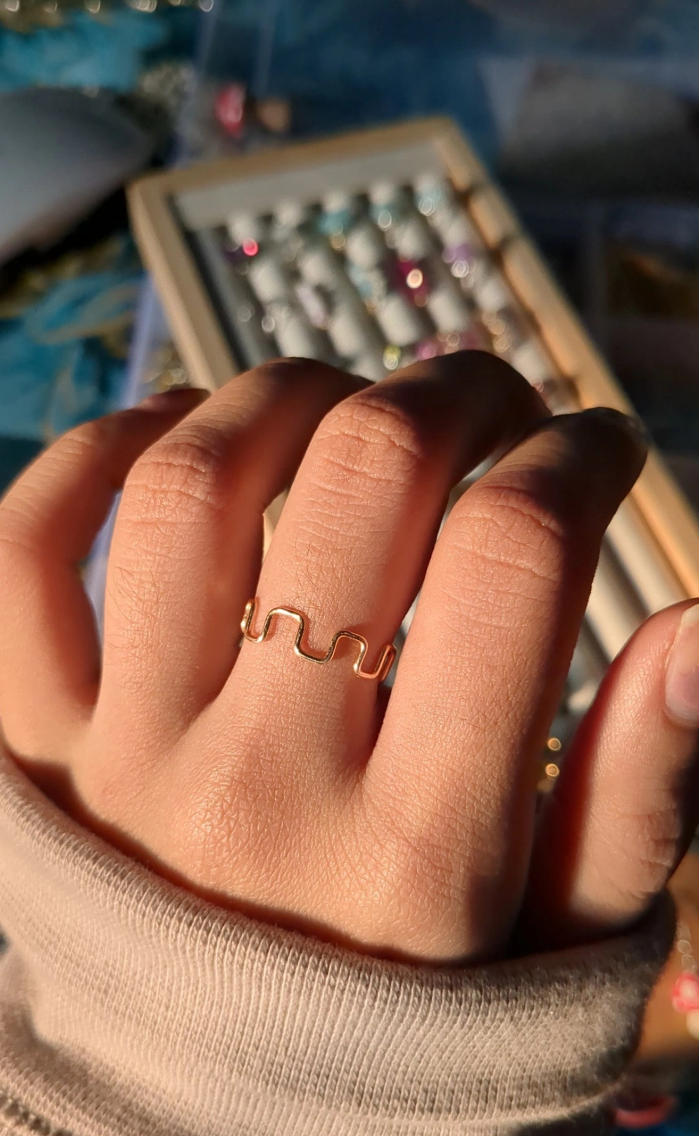 Square Wave Ring ✨