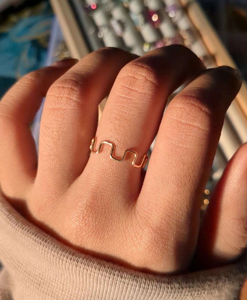 Square Wave Ring ✨