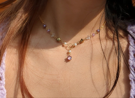 Lavender Sunset Necklace π