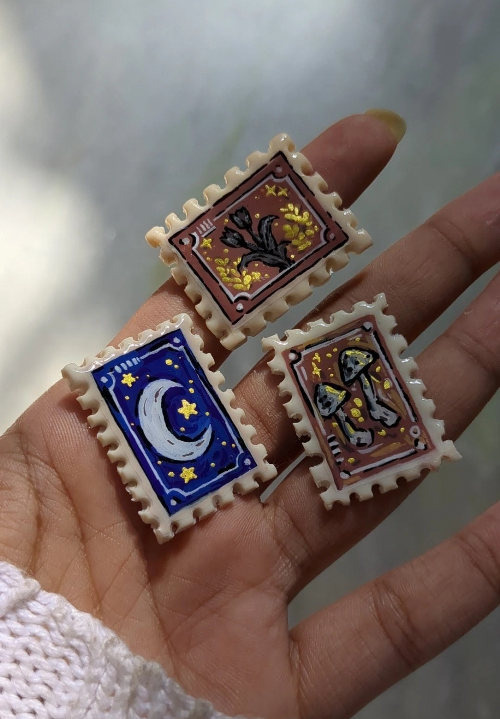 Stamps of Whimsy πβ¨ Magnets/Pins