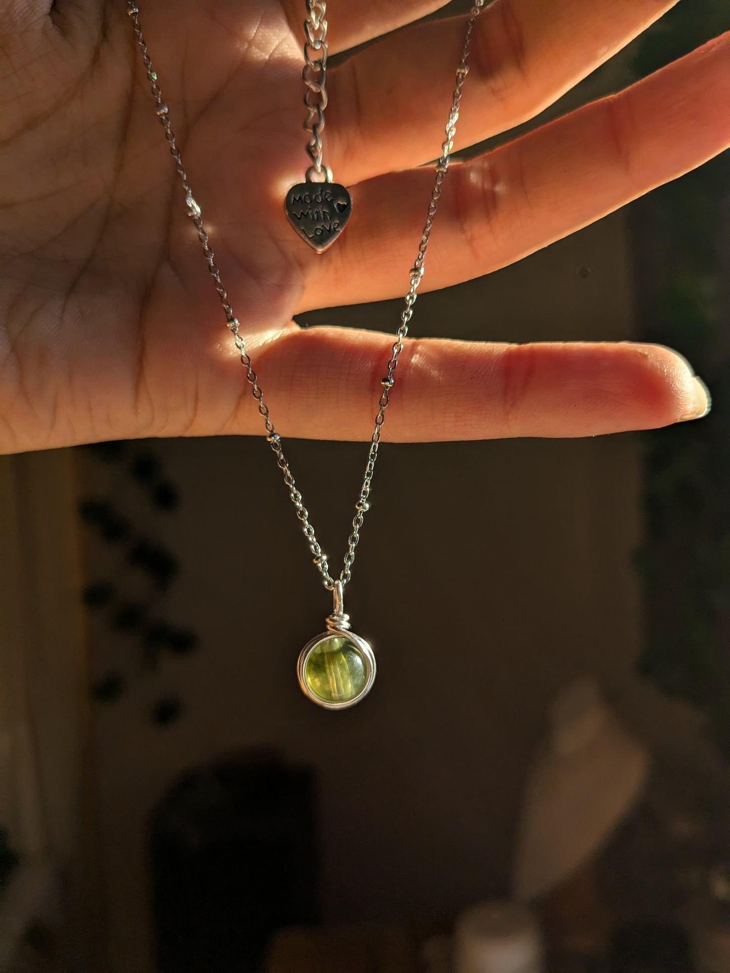 Minimal Bead Pendant ✨