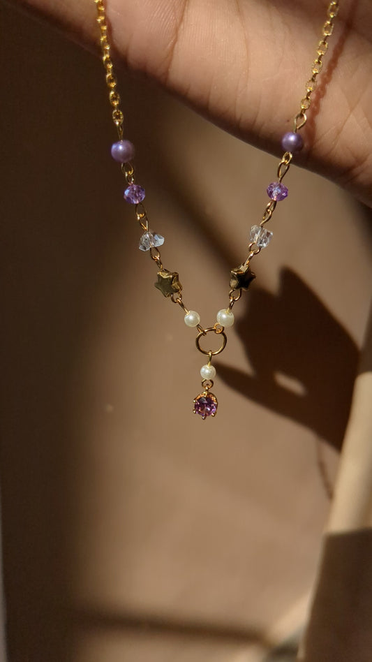 Lavender Sunset Necklace π