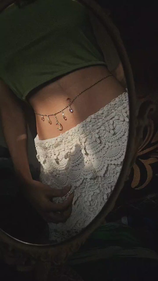 Moon Drop Waist Chain ππ€