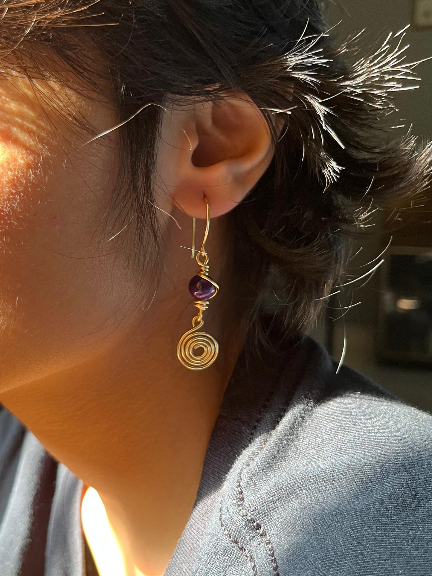 Nightshade Swirl Earrings ✨