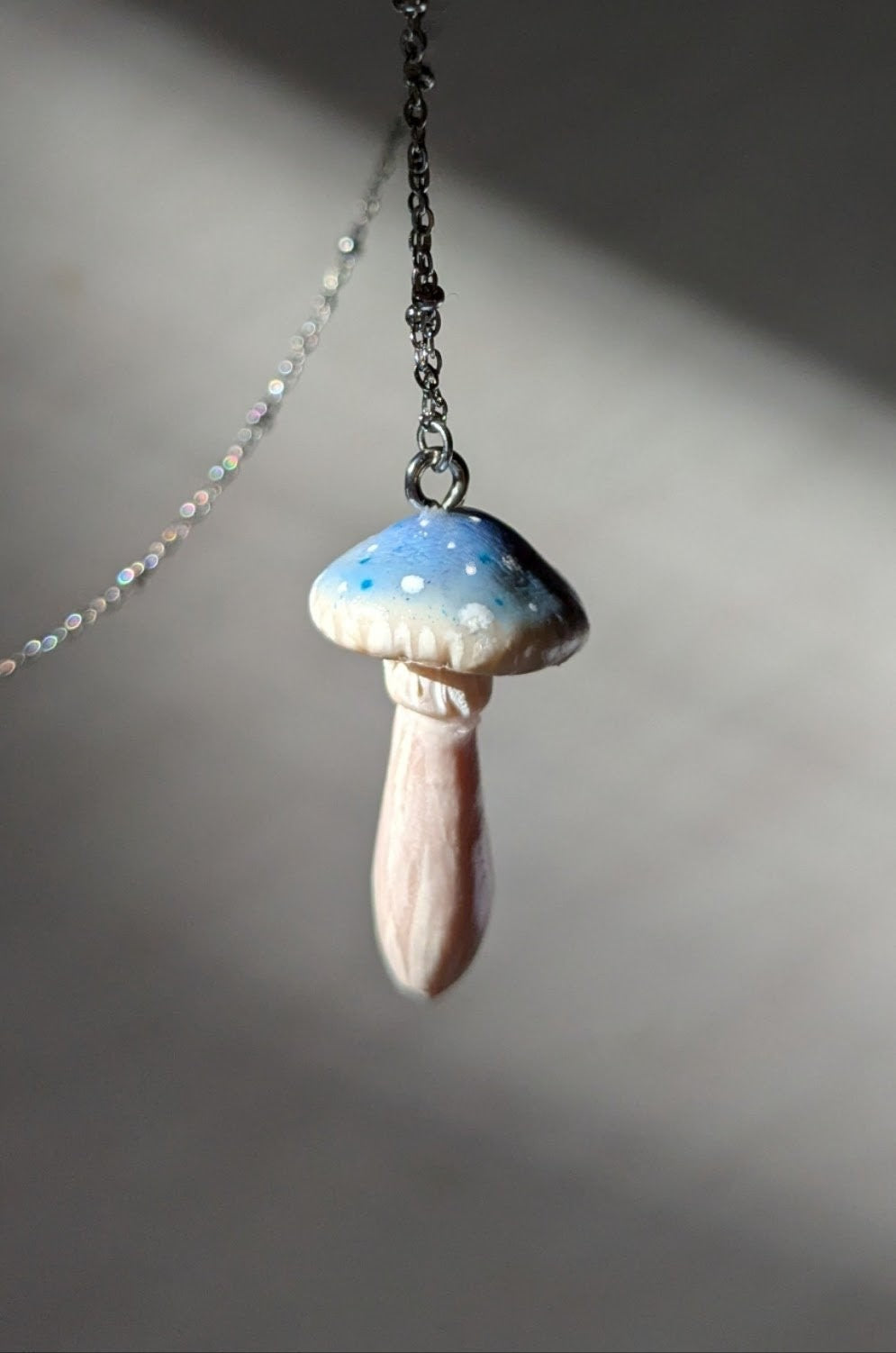 Blue Mushroom Pendant 🩵
