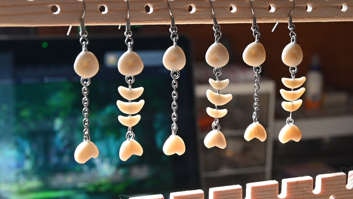 Fishbone Earrings ππ¦΄πΏ