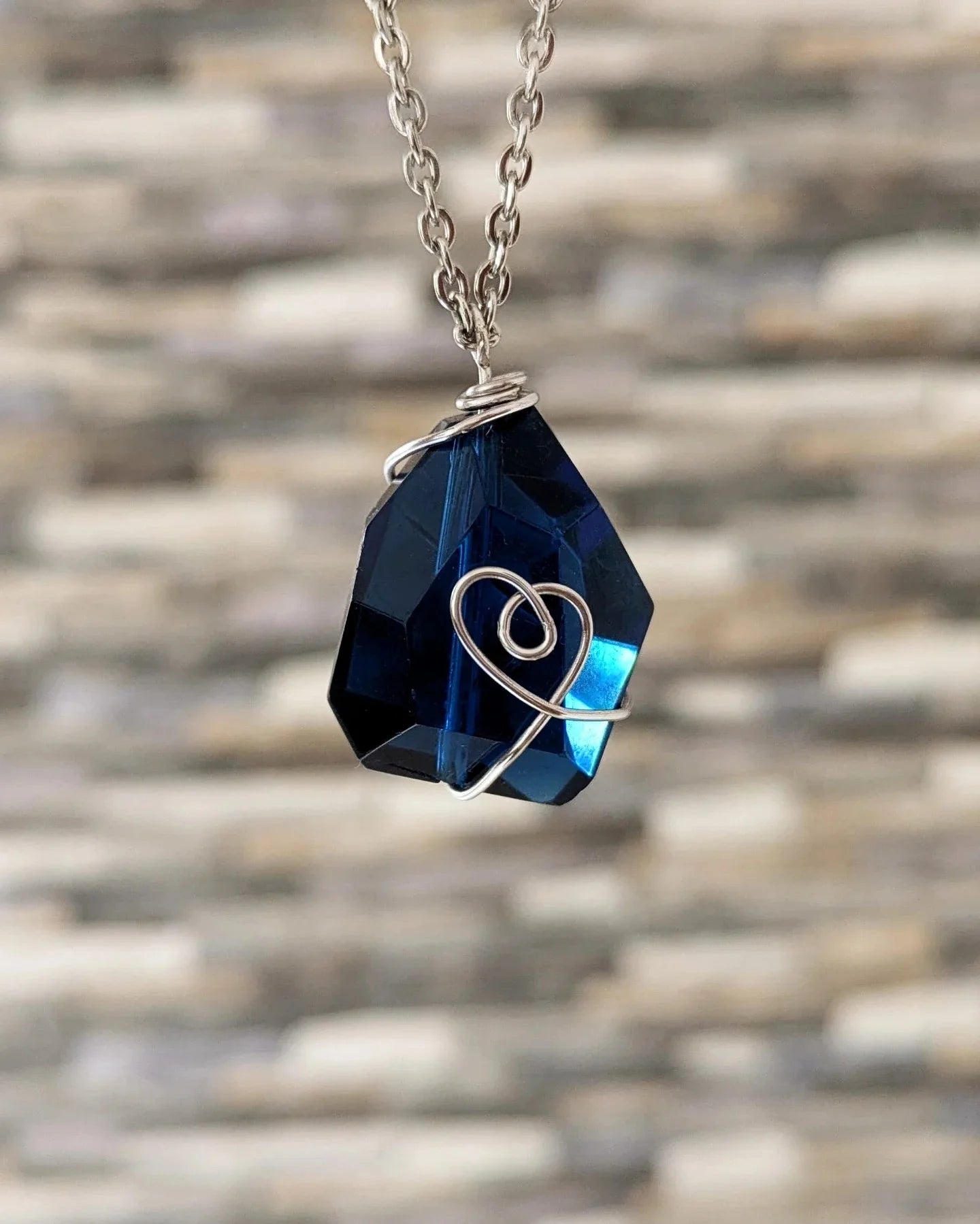 Ocean Heart Pendant π
