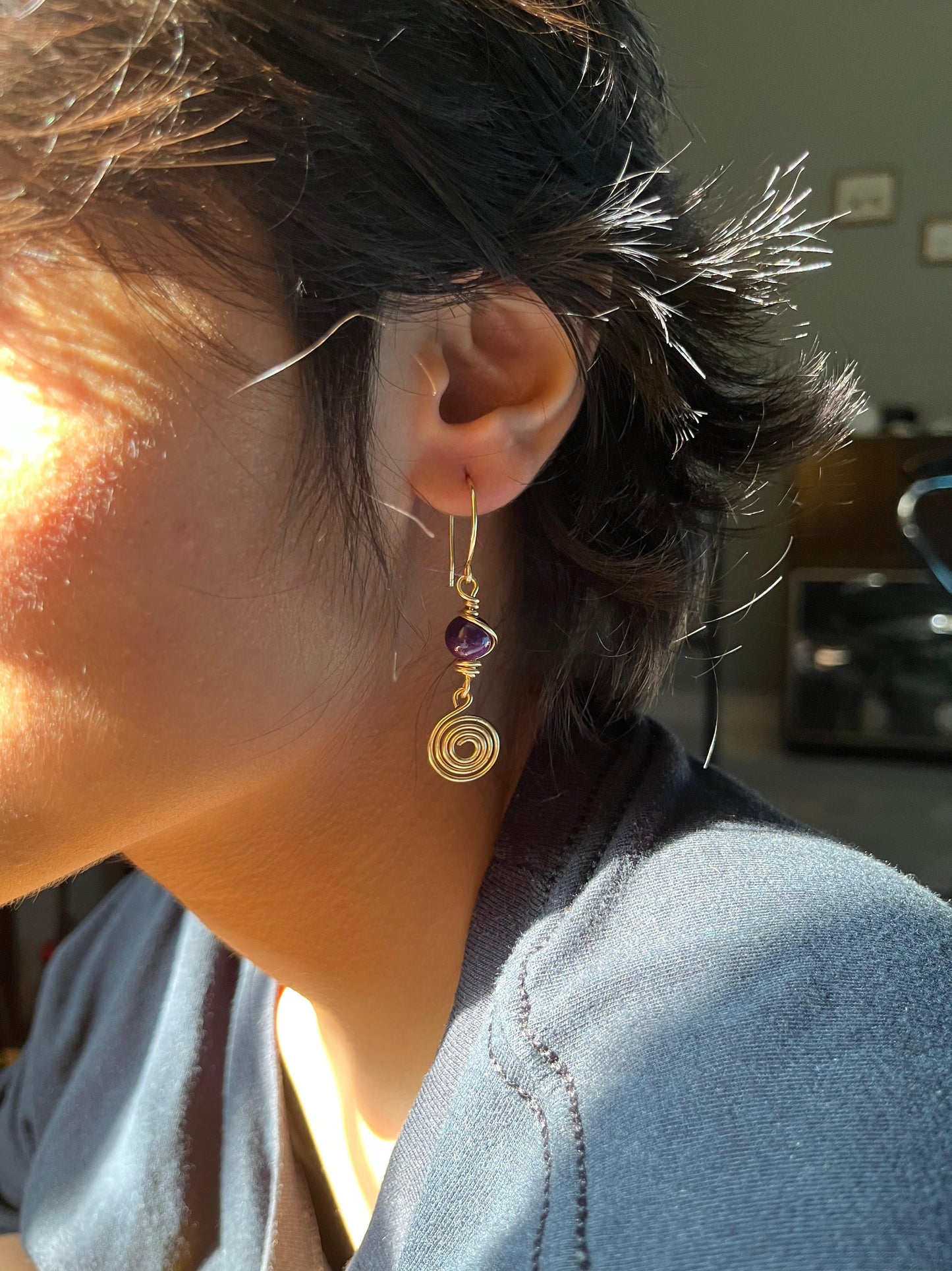 Nightshade Swirl Earrings ✨