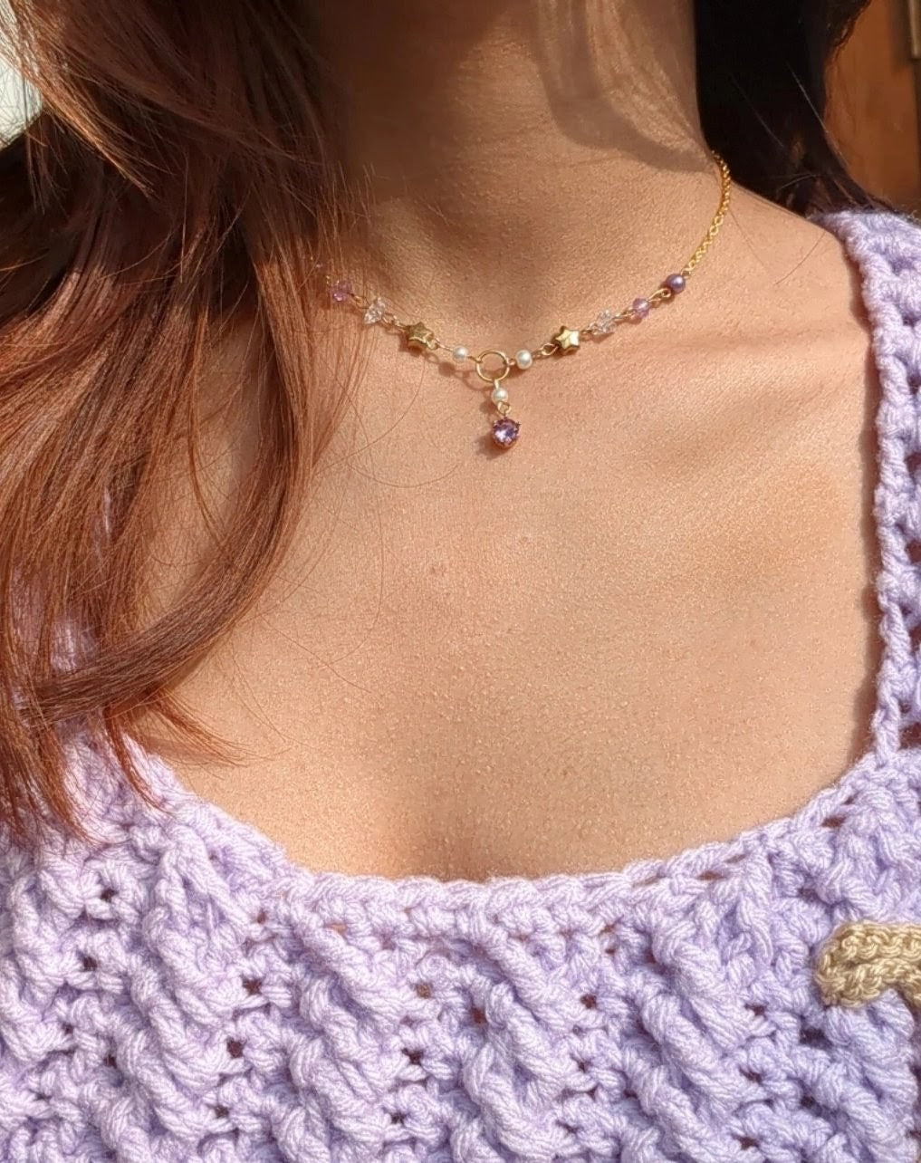 Lavender Sunset Necklace π