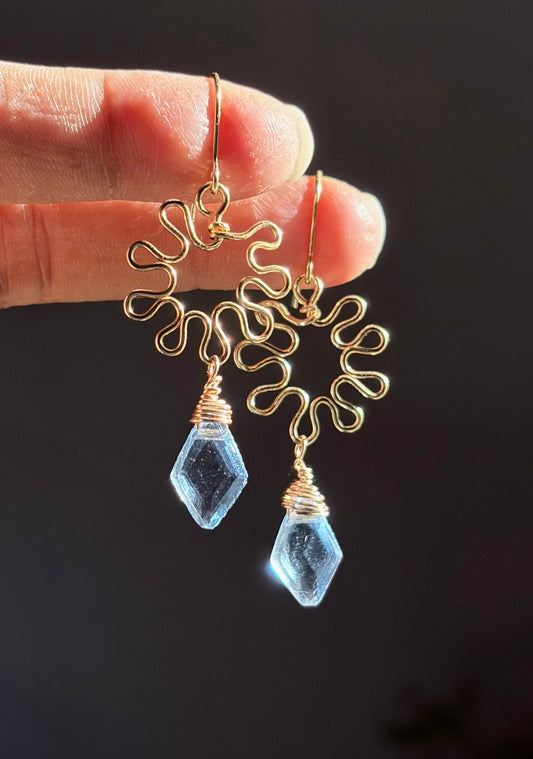 Crystal Floret Earrings