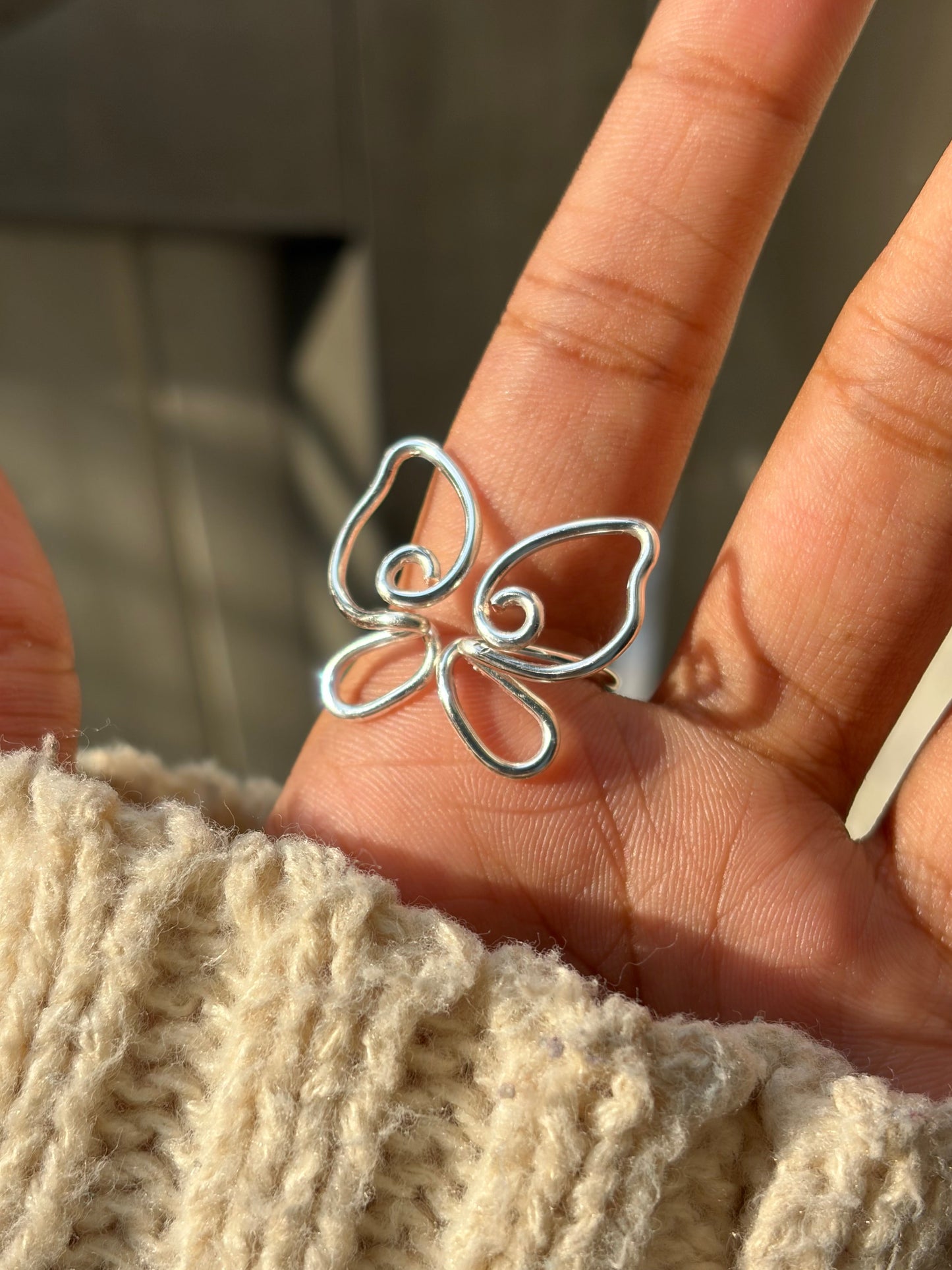 Simple Butterfly Ring 🦋✨