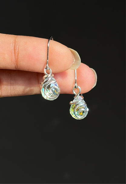 Mermaid Tear Earrings 🤍✨