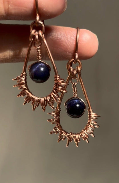 Tiger Sun Earrings 💜✨