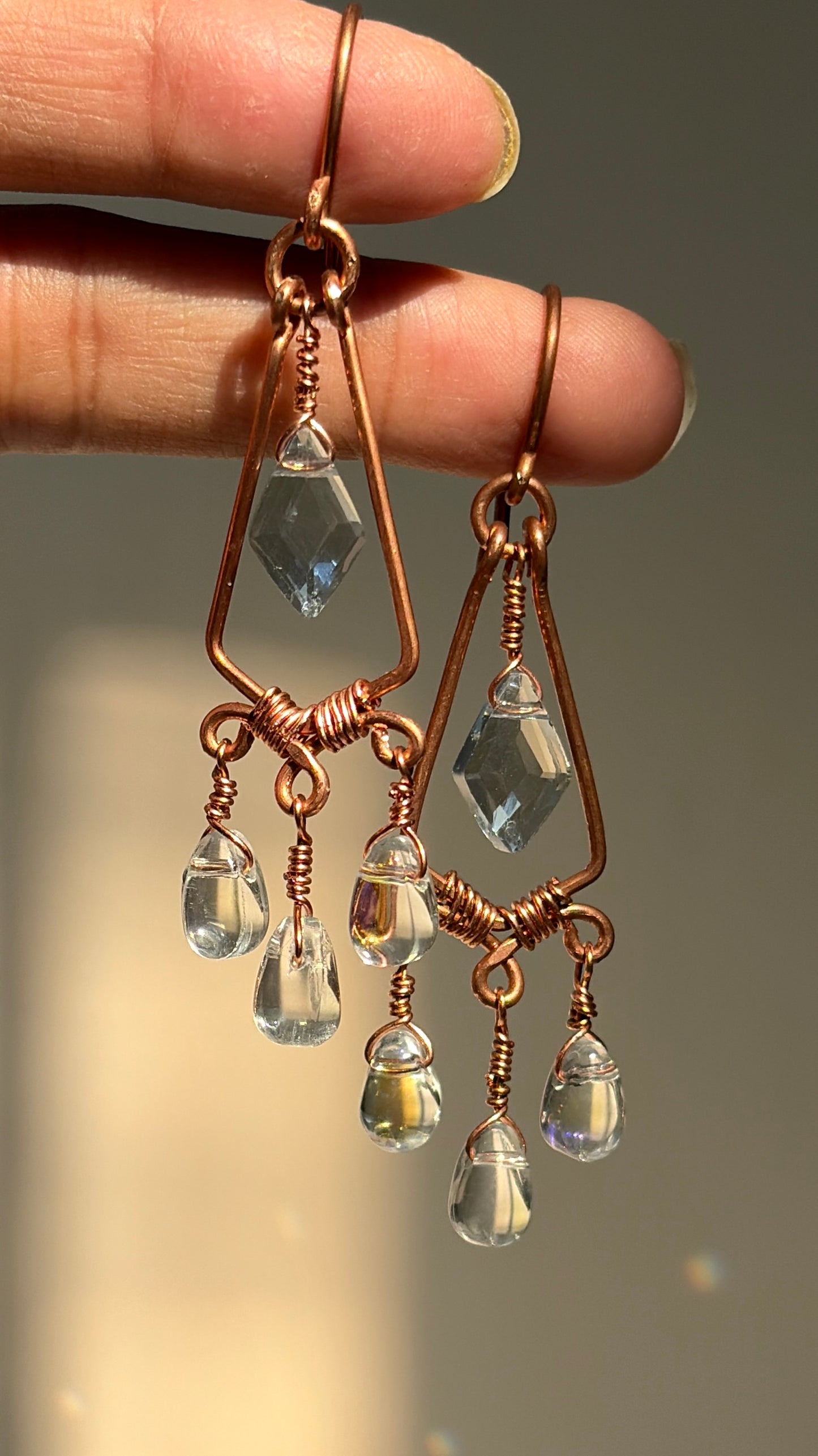 Rain in the Woodshed Earrings 🌧️🪵