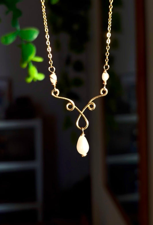 Dainty Pearl Necklace ✨