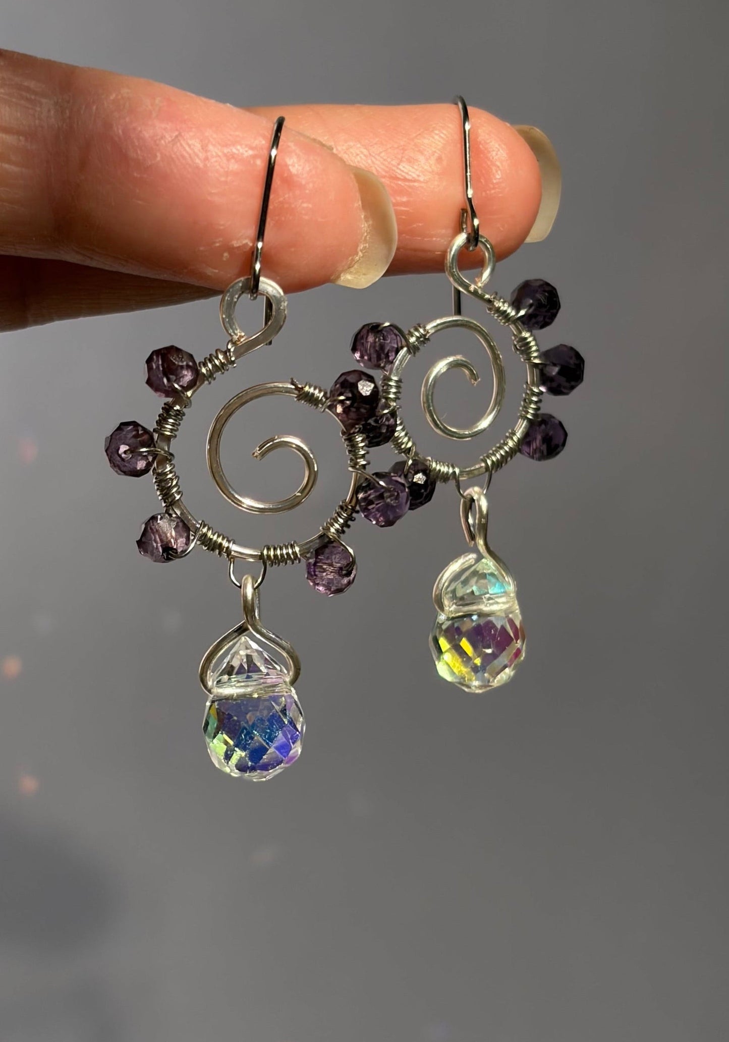Spiral Drop Earrings ✨