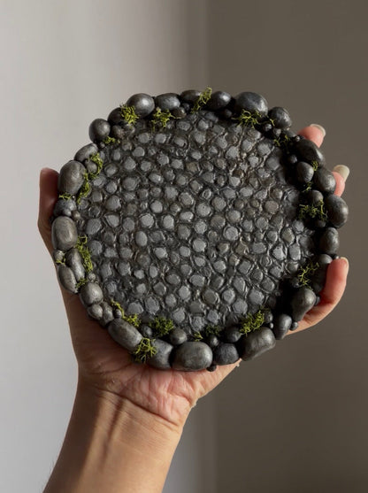 Cobblestone Trinket Dish 🪨🍃 SINGLE ITEM