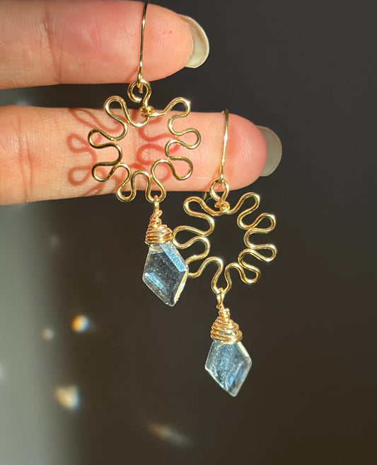 Crystal Floret Earrings