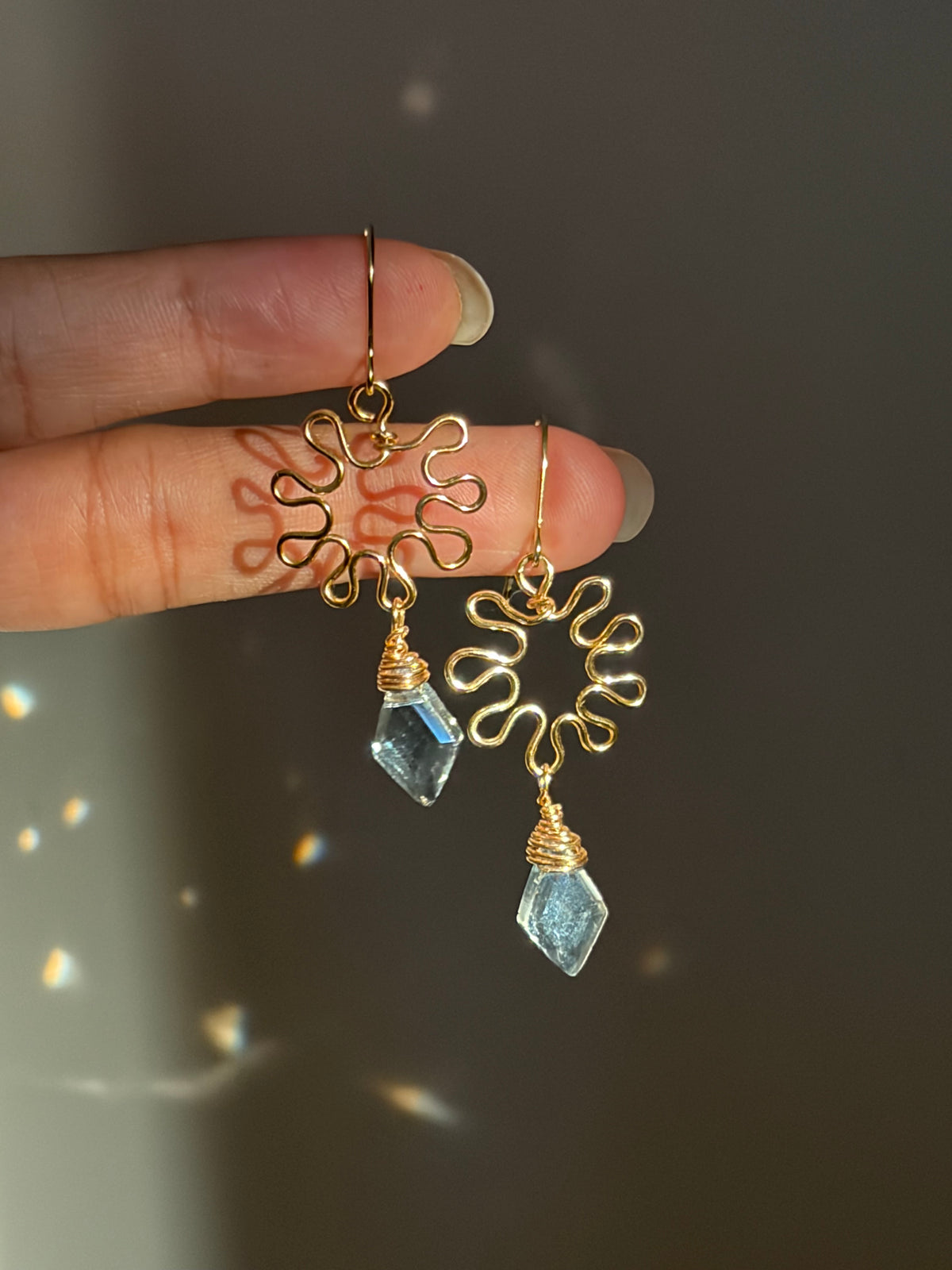 Crystal Floret Earrings