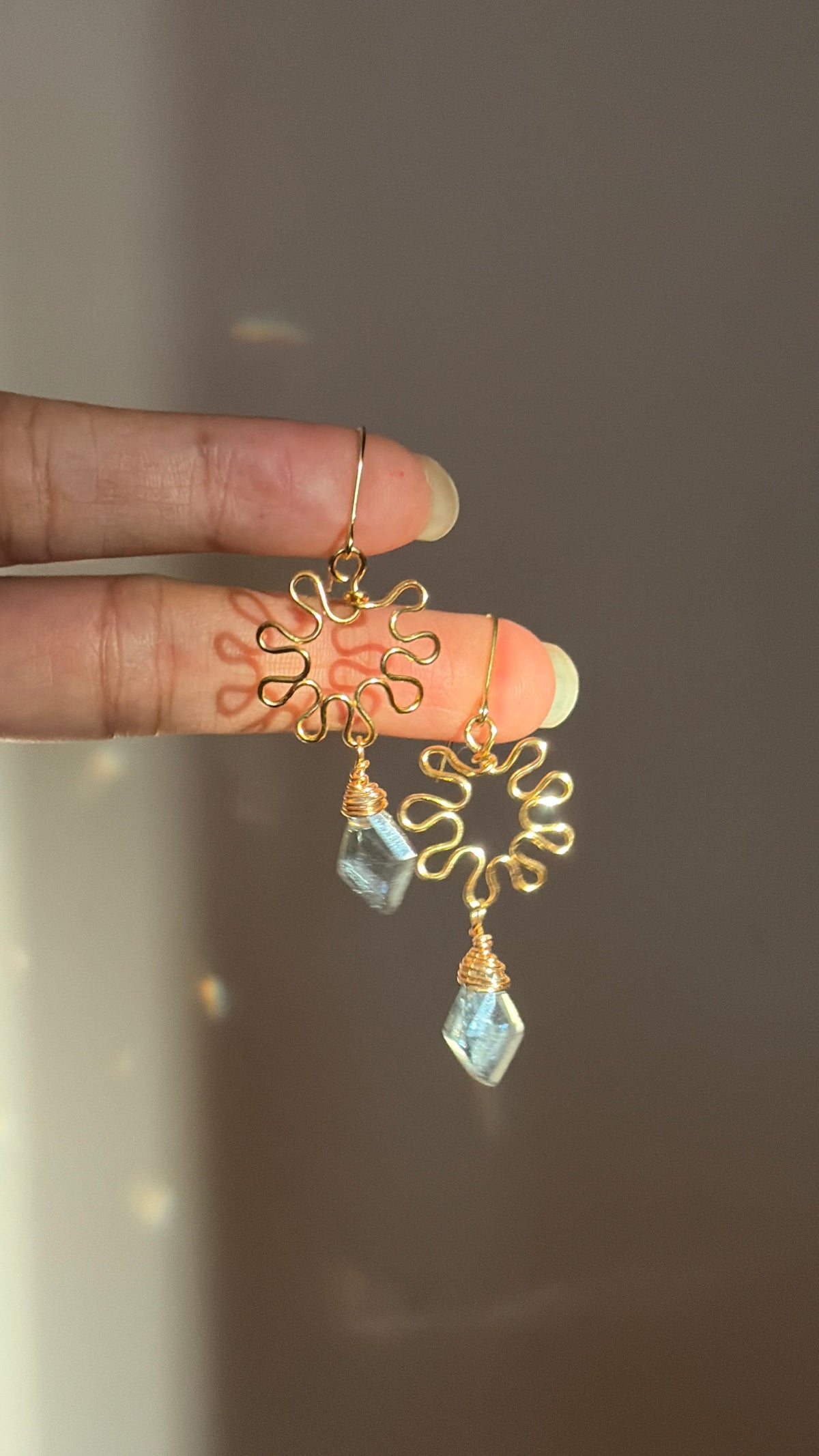 Crystal Floret Earrings