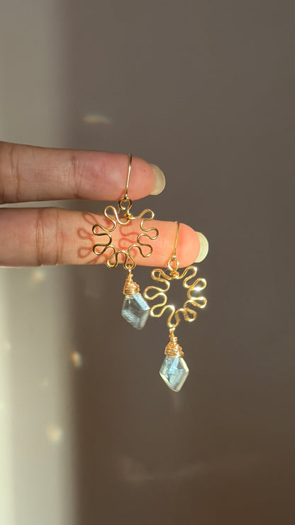 Crystal Floret Earrings