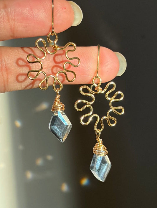 Crystal Floret Earrings