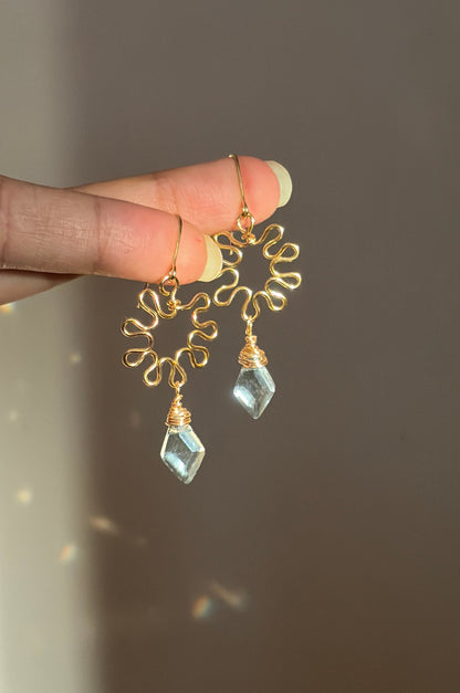 Crystal Floret Earrings