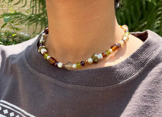 Olive Choker Necklace