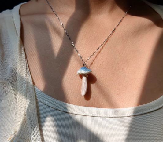 Blue Mushroom Pendant 🩵