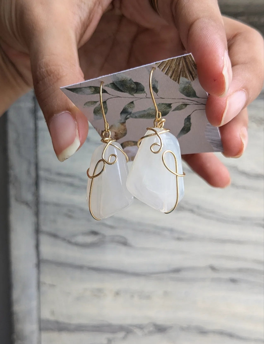 Gemstone Earrings β¨