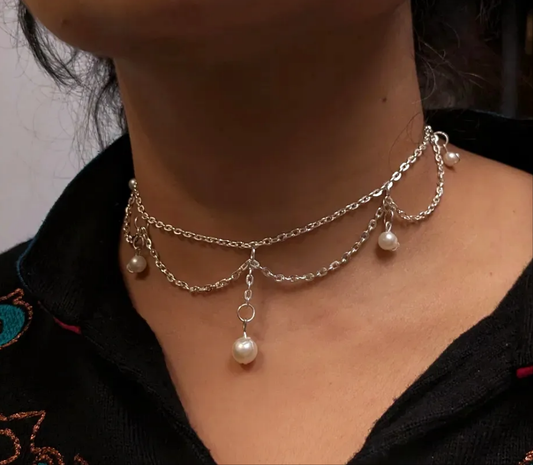 Classic Pearl Necklace ⚪🦪