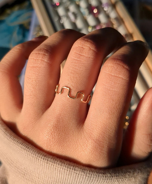 Square Wave Ring ✨