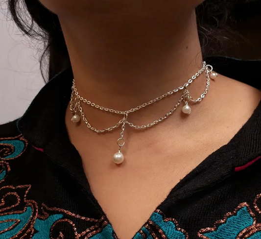Classic Pearl Necklace ⚪🦪