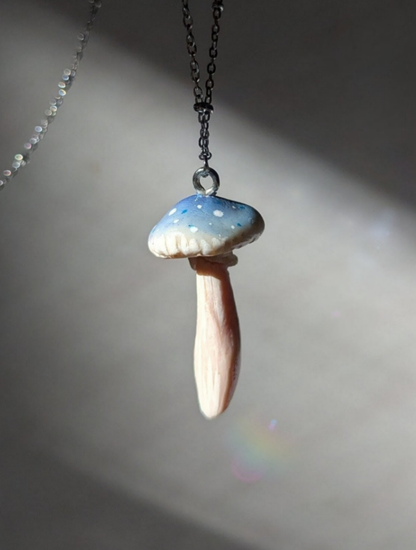 Blue Mushroom Pendant 🩵
