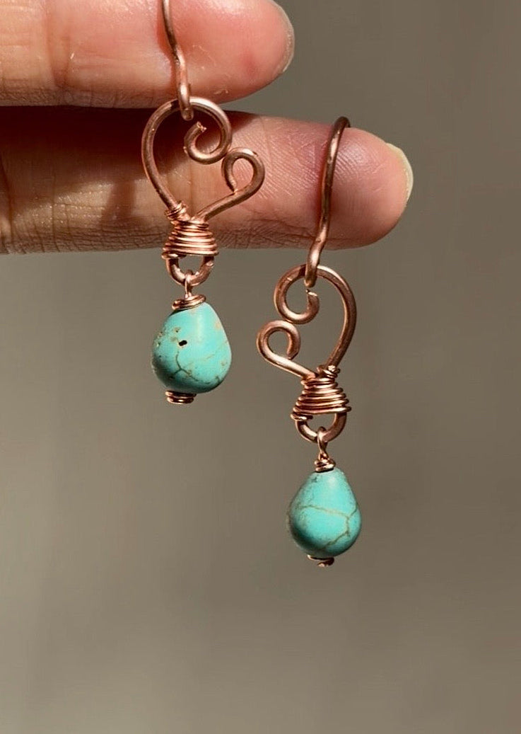 Dragon Egg Copper Earrings 🥚✨