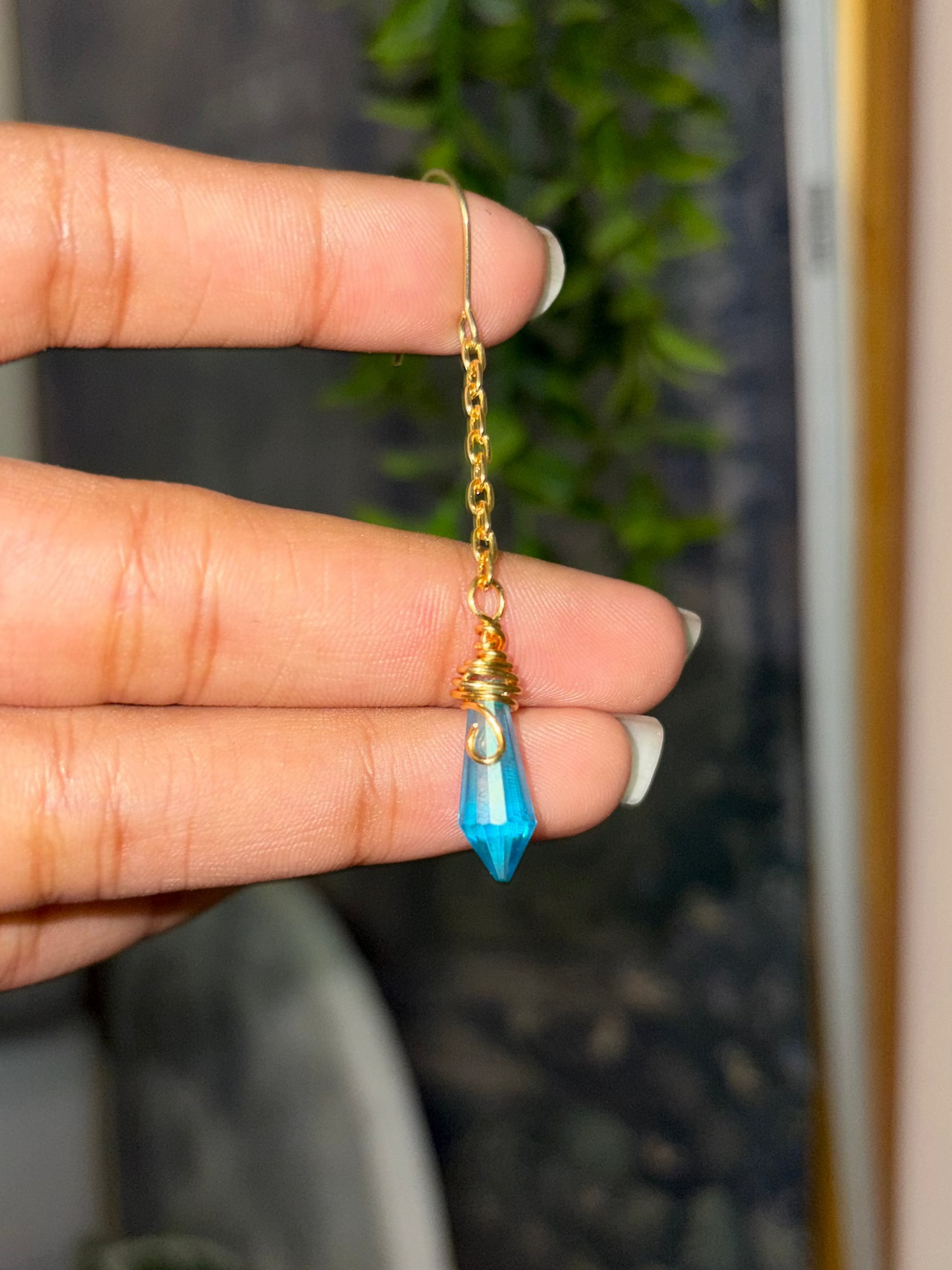 Tealstone Earrings 🩵✨