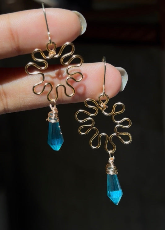Crystal Floret Earrings