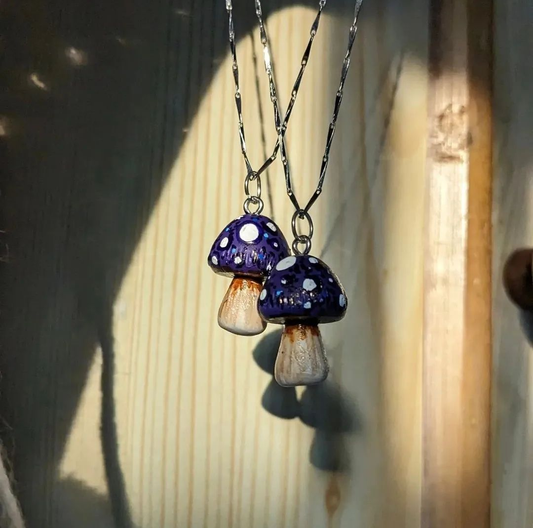 Classic Mushroom Pendant 💜