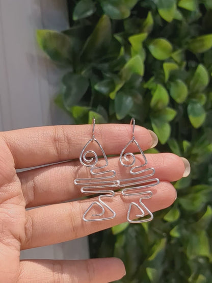 Fishbone Wire Earrings 🐠
