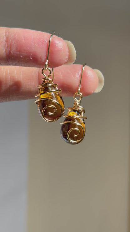 Honey Pot Earrings 🍂