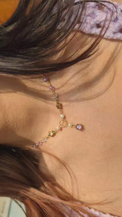 Lavender Sunset Necklace 🌆
