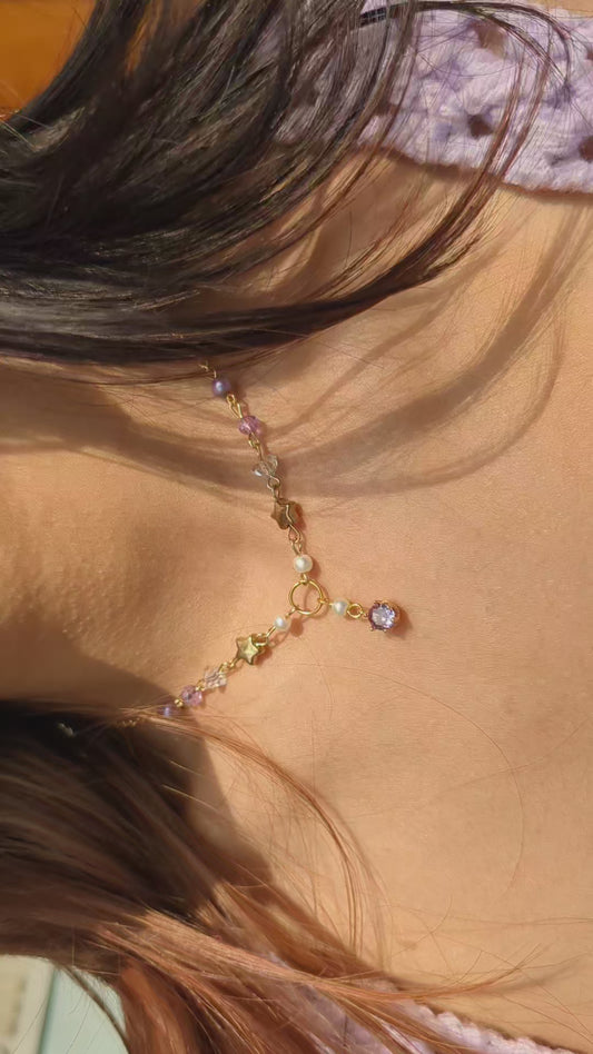 Lavender Sunset Necklace ⋆☀︎｡