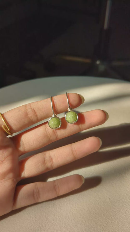 Minimal Wire Glass Bead Earrings 🤍