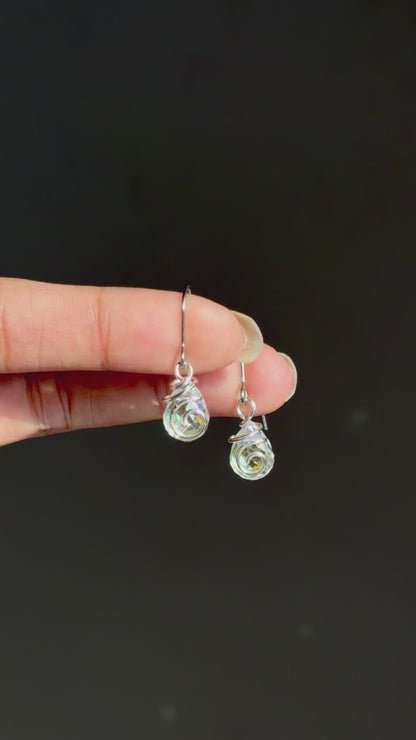 Mermaid Tear Earrings 🤍✨