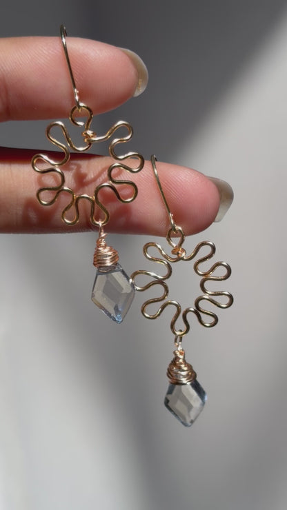Crystal Floret Earrings