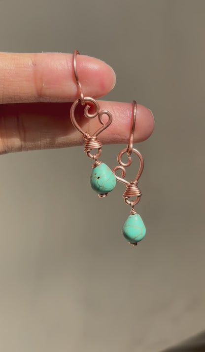 Dragon Egg Copper Earrings 🥚✨