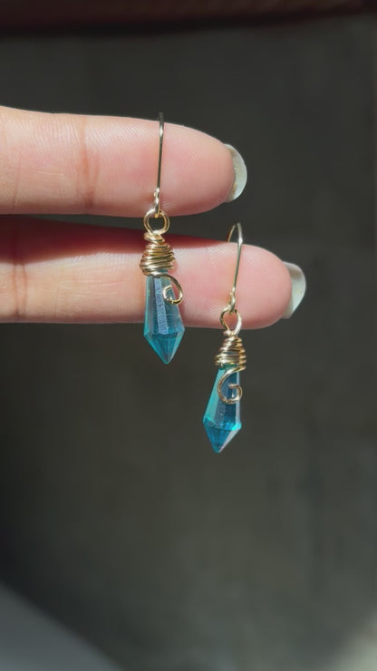Tealstone Earrings 🩵✨